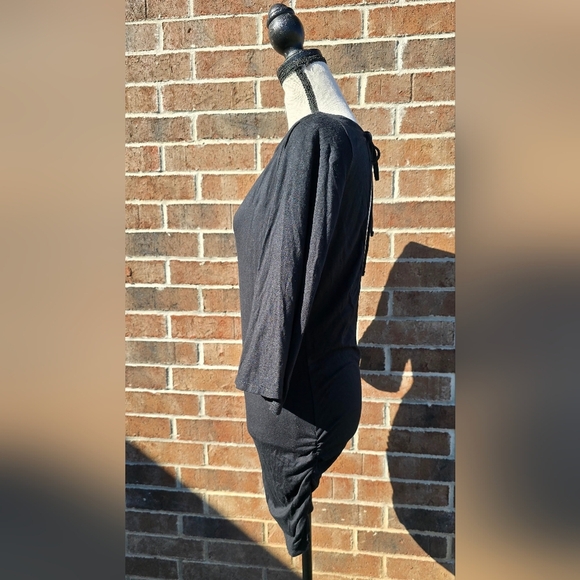 Trina Turk Open Back Mini Black - Picture 6 of 14